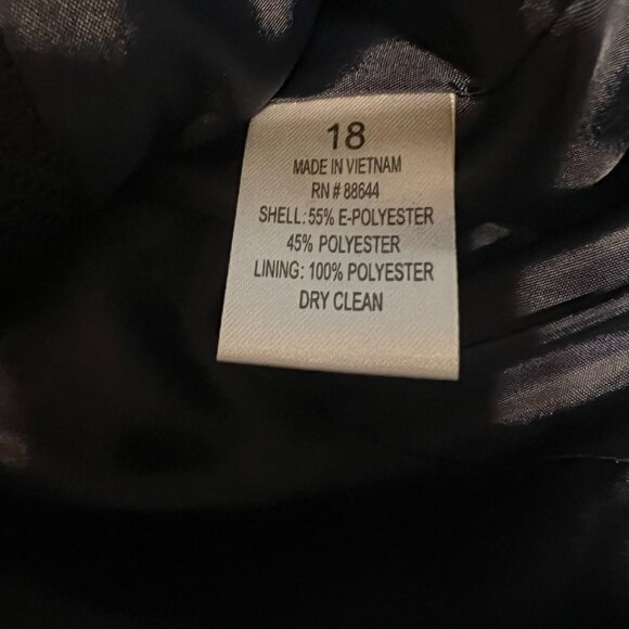 BNWT John Meyer Collection Blazer and Skirt set size 18 - Picture 3 of 8